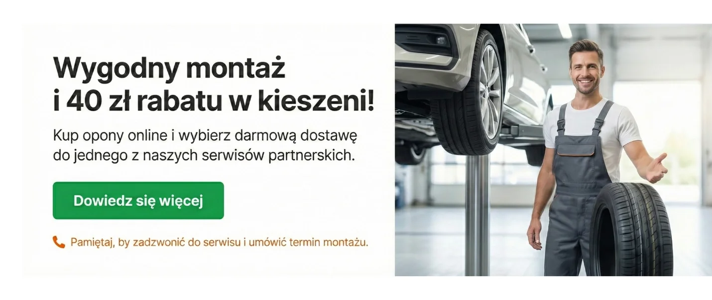 Wygodny montaż w serwisie - 